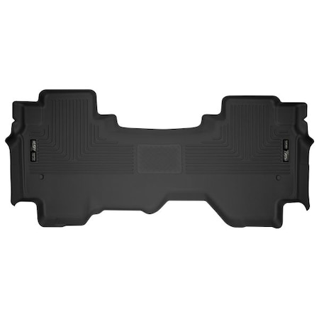 Husky Liners 19-C RAM 1500 QUAD CAB 2ND SEAT FLOOR LINER X-ACT CONTOUR SERIES BLACK 53691
